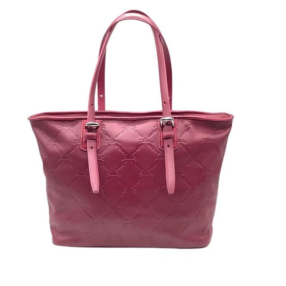 Longchamp | Bags | Longchamp Hortensia Raspberry Leather Shoulder Bag ...